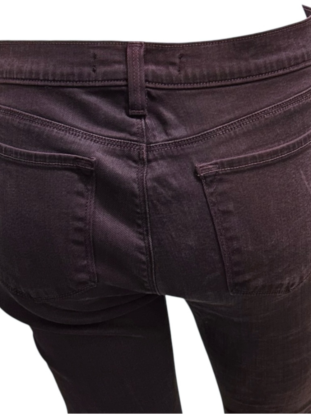 J Brand Super Skinny Pants Jeggings in Lacquered Pinot Wash (purple)- Size 29 - Picture 5 of 13